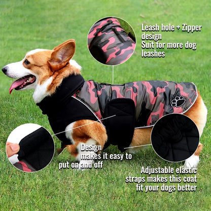 Turtleneck Winter Dog Coat