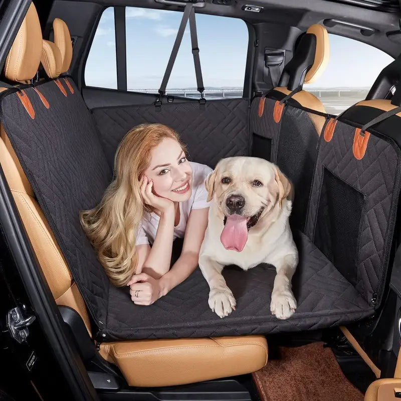 6-in-1 Convertible Dog Car Seat Cover – Complete Interior Protection