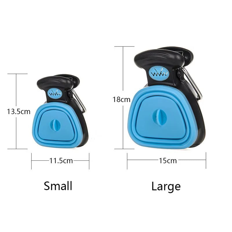 Foldable Pet Pooper Scooper with Decomposable Bags