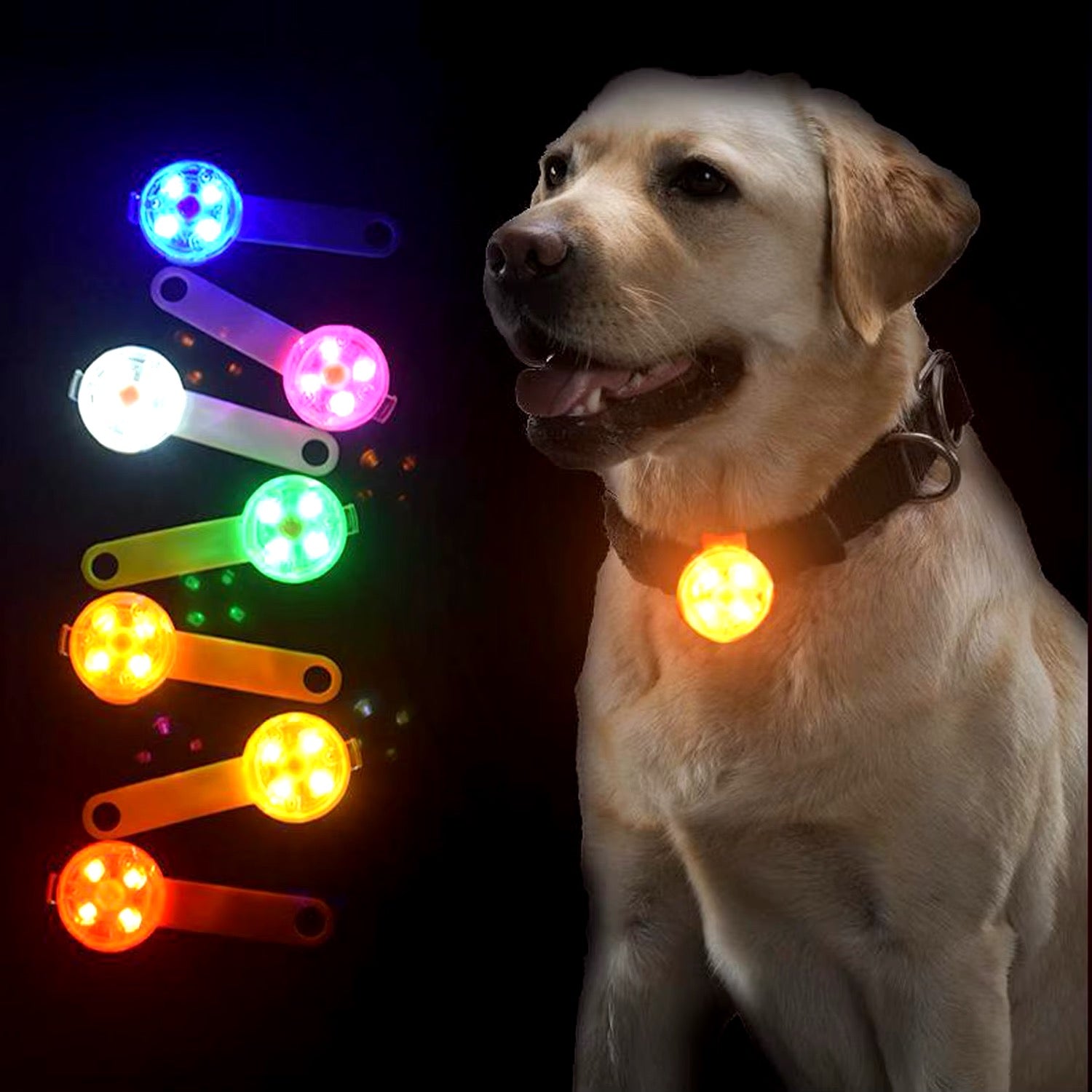 Anti-Loss LED Flashing Pendant for Dogs & Cats – Waterproof, USB Rechargeable