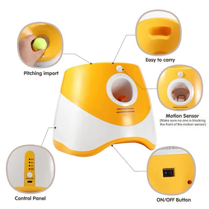 Rechargeable Automatic Tennis Ball Launcher