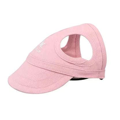 Small Puppy Pets Summer Solid Color Cap Dog Baseball Visor Hat Outdoor Accessories Sun Bonnet Travelhelmet