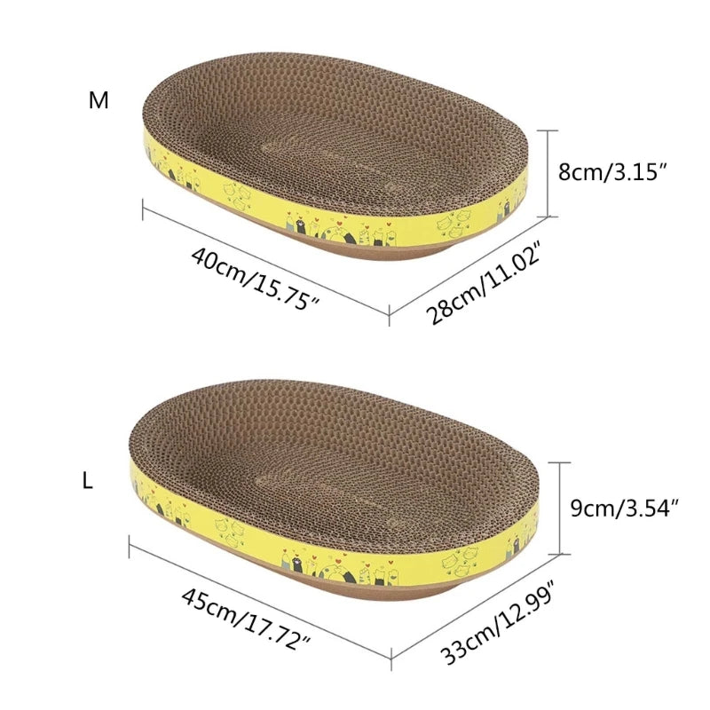 Cat Scratching Pads Cat Bed Board Scratch for Sharpen Scraper Claw Cat Toy