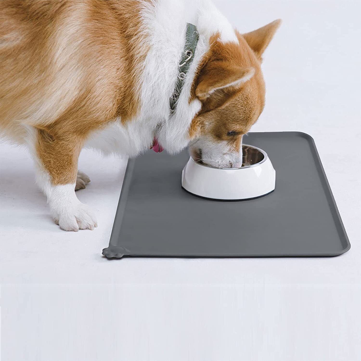 Cat & Dog Food Mat – Waterproof Non-Slip Silicone Pet Feeding Mat