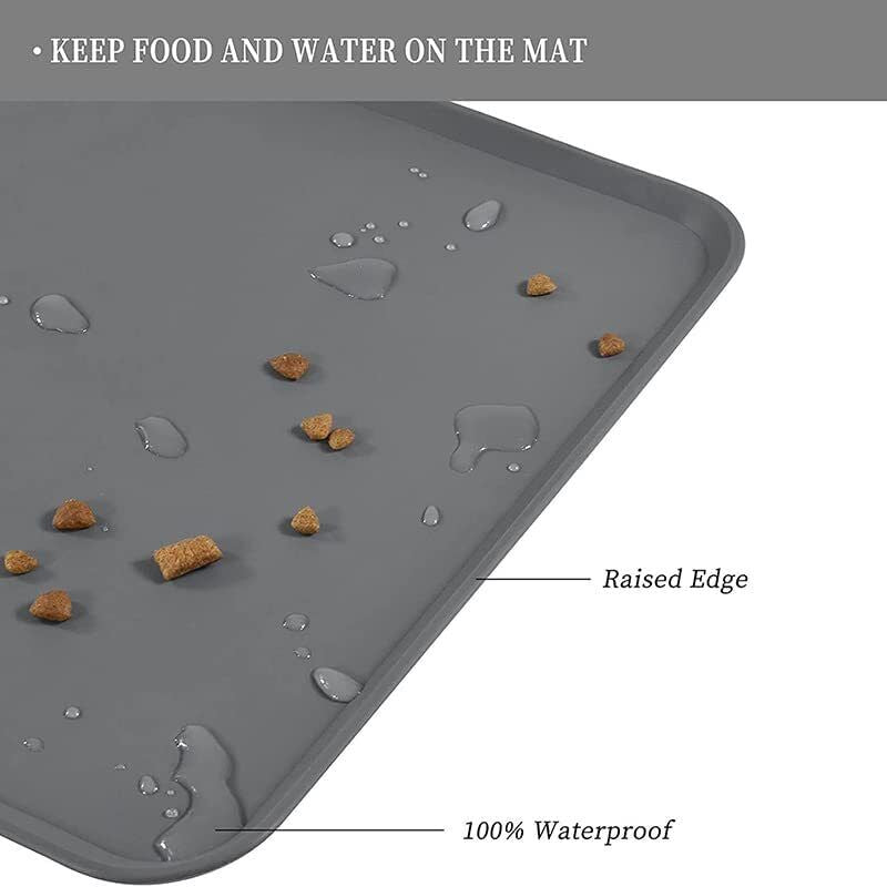 Cat & Dog Food Mat – Waterproof Non-Slip Silicone Pet Feeding Mat