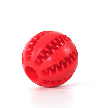 Natural Rubber Pet Dog Toys Dog Chew Toys Tooth Cleaning Treat Ball Extra-Tough Interactive Elasticity Ball5Cm for Pet Products