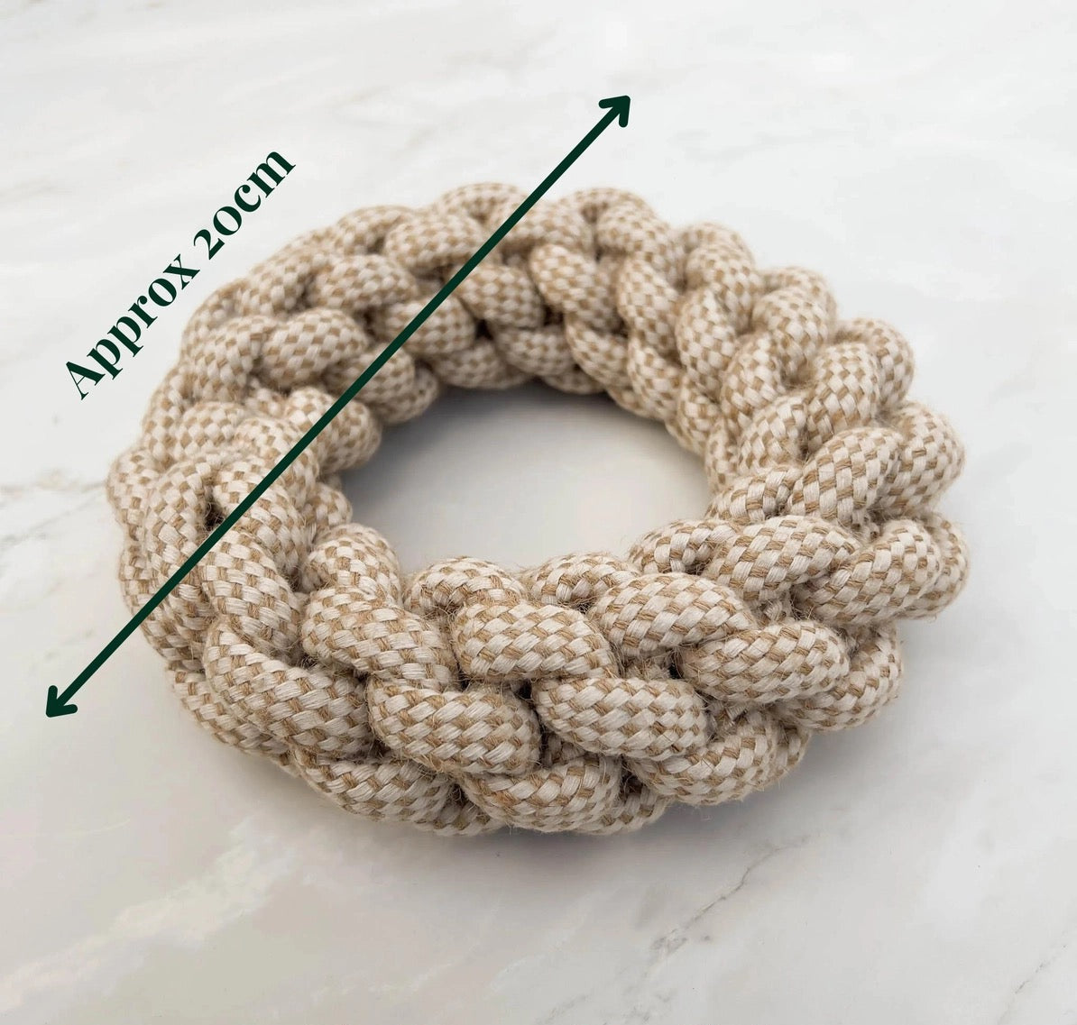 Eco-Friendly Hemp Rope Ring Toy