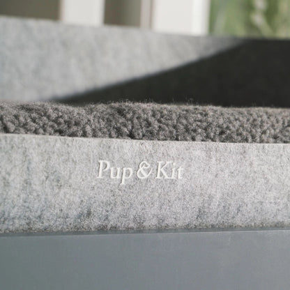 Petnest Dog Bed & Raised Stand - Slate Grey