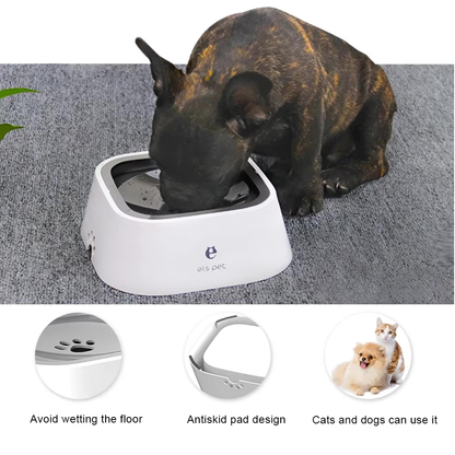 Elspet Floating Pet Water Bowl – Spill-Free, Clean Drinking Solution