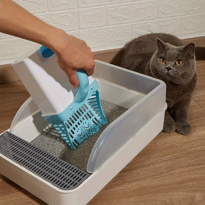 Cat Litter Shovel Pet Litter Sifter Hollow Neater Scoop Dog Sand Cleaning Cats Litter Pet Neater Scooper Cats Tray Box Scoopers