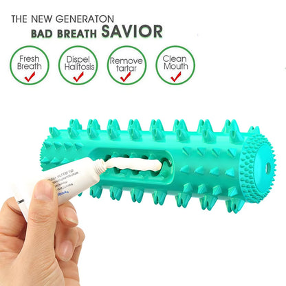 Durable Dog Chew Toy & Toothbrush for Dental Care